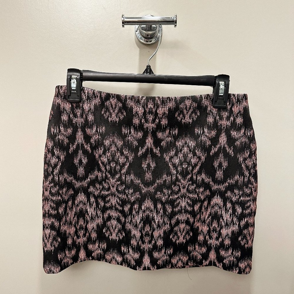 Alice + Olivia Pink & Black Mini Skirt